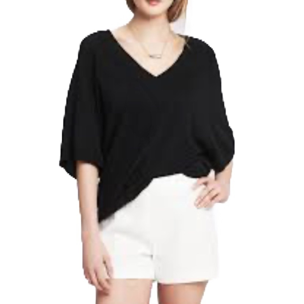 Banana Republic Drapey Cotton/Cashmere Pullover Size XS